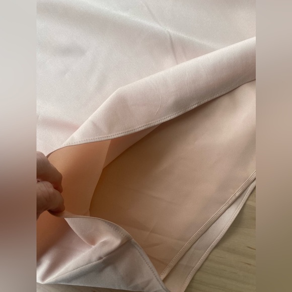 Antonio Melani peach/nude colored knee length wedding/ cocktail/ dress sz 8. - Picture 6 of 14